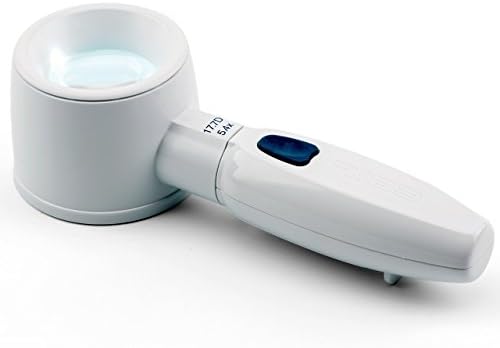 Raylite Duo Illuminated Stand Magnifier (3.9x Magnification 11.7D 64mm Diameter Combo)