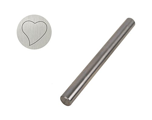 5 mm Heart Shape Stamp for Stamping Punch Marking Jewelry Pendants Metals