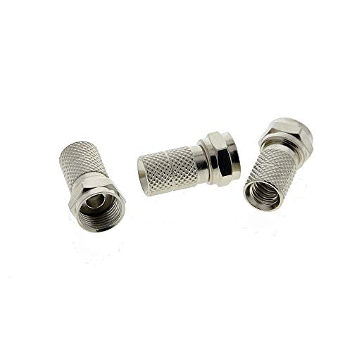 IDEAL 84-018 F-Type Coaxial Connector, Twist On, RG-59 Cable
