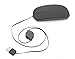 Wired Portable Mouse,Attoe True Universal Noiseless Ultra-thin USB Wired Mouse with Retractable Cable Perfectly Suited for Desktop PC Laptop Notebook