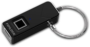 Winker Fingerprint Lock Waterproof Anti-theft Padlock Hi-tech Keyless Door Lock with Alloy Zinc Body for Travel Bags, Luggages, Suitcases and Gym Lockers