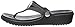 crocs Women's Sanrah Beveled Circle Sandal, Black/Black, 9 M US