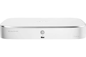 Lorex 4K 16 Camera Capable (8 Wired/8 Fusion WiFi) 2TB NVR System - Wired + Wireless Connectivity Capability, Remote Viewing, Local Storage & No Fees – Added Protection to Lorex Security Cameras