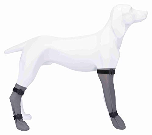 Trixie 19433 beschermende sokken, siliconen, L: 10 cm/40 cm, grijs - Afbeelding 3