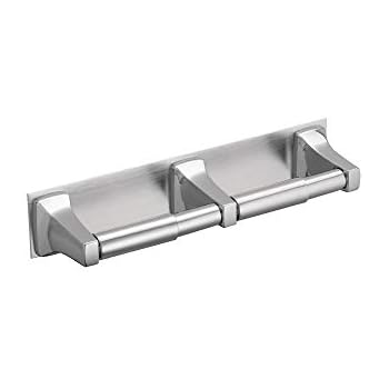 Moen R5580 Commercial Donner Collection In-Line Double Roll Toilet Paper Holder, Chrome