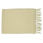 Ann Carol Designs 100% Cashmere Wool Scarf Germany 12 Inches x 64 Inches Cream White Ann Carol Designs 100% Cashmere Wool Scarf Germany 12 Inches x 64 Inches Cream White