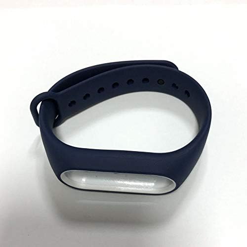 Premium Replacement Wrist Strap with Two Color Unique TPU Wristband Replacement for XIAOMI MI Band Second Generation