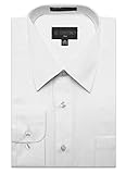 Mens Regular Fit Dress Shirt w/ Reversible Cuff 3X 19-19.5N-36/37S WHITE Shirts