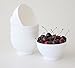 Coza Design- Eco Friendly Plastic Bowl for cereal, dessert, ice cream, soup (Microwave and Dishwasher Safe) (10 oz., White)