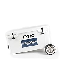 Ruedas de insignias RTIC de gran tamaño con eje ún