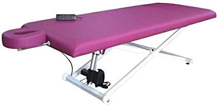 SPA Tech-Classic Power Lift Electric Massage Table (Purple) with