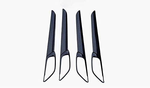 Cosilee Interior Door Handle Decoration Cover Molding Trim for Mazda CX-5 CX5 2017 2018 (Carbon Fiber)