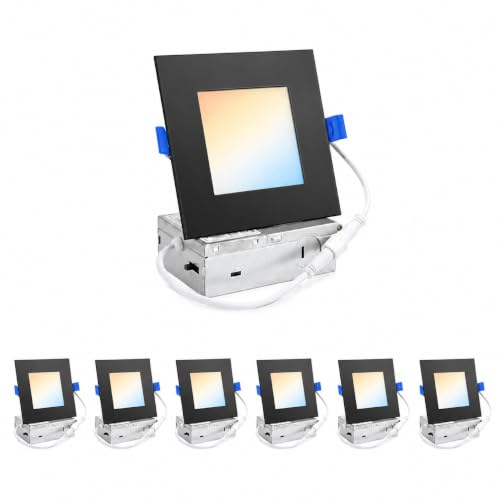 HONZIN Square LED Recessed Lighting 5CCT