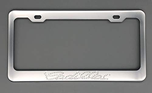 cadillac chrome license plate frame