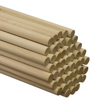 3/4 inch x 36 inch Wood Dowels-Bag of 50
