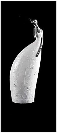 Figure Dama White Resin and Silver Alterego Home Design