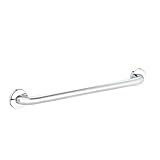 Croydex QA103641YW Medium Hand Rail, Chrome, 18-1/2-Inch