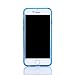 Shamo's Case iPhone 6 Plus and iPhone 6S Plus Transparent Shock Absorption TPU Rubber Gel (Deep Blue)