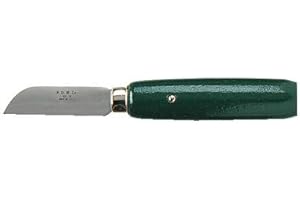 Buffalo Dental #8 (2" straight blade) knife with green enameled handle