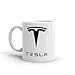 tesla logo Mug 11 Oz White Ceramic