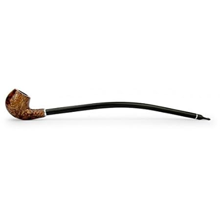 Rusty Bob - XXL Tabak-Pfeife extra lang Gandalf-Hobbit aus rotem-schwarzen Sandel-Holz - 40cm kein [shisha-tabak] (Set 2)