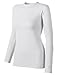 Duofold Women's Mid Weight Wicking Thermal Shirt, White, Small