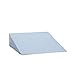 Foam Bed Wedge Pillow for Back Support, Elevating Legs and Acid Reflux - Wedge Cushion Pillow for Reading, Blue, 7 x 24 x 24