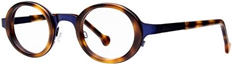 High Definition, Anti Glare, Men's, Women's, Unise Metal Acetate Combo Readers eyeOs Model 'OTIS' Round Retro