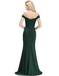 MisShow - Vestidos de fiesta formales largos de noche para mujer, diseño de sirena