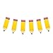 Partyprops Pencil Banner | Pencil Garland | Kindergarten Banner | Classroom Decor | Pencil Party Decorations | Back to School Party Decorations | Teacher's Gift