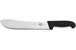 Victorinox Cutlery 10-Inch Butcher Knife, Black Fibrox Handle