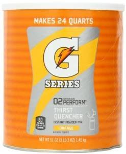 GATORADE, POWDERED DRINK MIX, 51OZ CANISTER (PACK OF 2) (CHOOSE FLAVOR) (ORANGE)