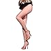 1 DDLIN Sexy Glitter Shimmer Control Top Pantyhose Shiny Silky Sheer Glossy Tights (Nude)
