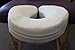 NRG Memory Foam Massage Table Face Cradle Pad with Ultra-Soft Fleece Cover - Head Rest Cushion Pillow Pad Eliminates Pressure Points for Instant Relief - Temperature and Pressure Sensitive Foam