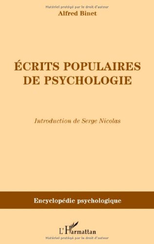 Écrits populaires de psychologie