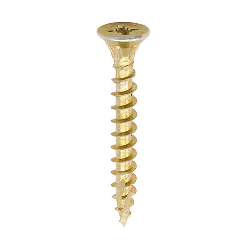 TIMCO - C2 Strong-Fix Multi-Purpose Premium Screws - PZ - Double Countersunk - Gold - 4.0 x 60 - Tub of 600
