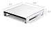 Satechi Type-C Aluminum Monitor Stand Hub with Built-in USB-C Data, USB 3.0, Micro/SD Card Slots & Audio Jack – Compatible with iMac Pro, 2016/2017 iMac and More (Silver)thumb 4