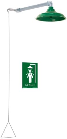 Haws 8122HWC Barrier-Free Horizontal Supply Drench Shower with Axion MSR ABS Plastic Showerhead