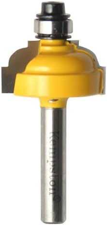 Kempston 313011 Classical Cove Bit, 1/4-Inch Shank, 1-Inch Cutting Diameter, by 1/2-Inch cutting Length 3/16-Inch Radius