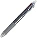 Pilot Frixion Multi Ballpoint Pen 3 0.38mm, Black, Red and Blue Ink, Silver Body (LKFB-60UF-S)
