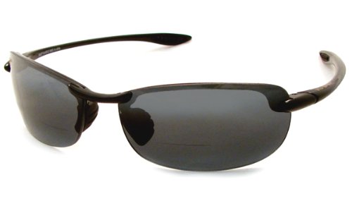 Maui Jim Unisex Makaha Readers Gloss Black/Neutral Grey Lens/1.5 Lens +1.50