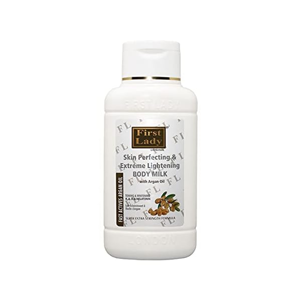 First-Lady-Skin-Perfecting-Extreme-Skin-Lightening-Body-Milk-500ml-With-Argan-Oil-Melatonin First Lady Skin Perfecting & Extreme Skin Lightening Body Milk 500ml - With Argan Oil & Melatonin