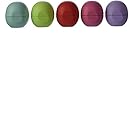 Eos Organic Smooth Sphere Lip Balm Summer Fruit, Sweet Mint, Strawberry Sorbet, Passion Fruit, Honeydew (5 Pack)
