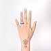 MOKANI 10 Pack Silicone Wedding Ring for Women, Thin Diamond Shape Rhombic Rubber Band, Fashion, Colorful, Comfortable fit, Skin Safe, Size 5
