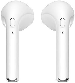 Wireless Earbuds,Bluetooth Headphones Mini In-Ear Headsets Sports Earphone with 2 True Wireless Earbuds for iPhone X/8/7/6/6s plus and Most Android SmartPhones (White) (WHITE)