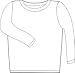 Long Sleeve Cotton Undershirt T-Shirt, WTLR 24-36 1-Pack