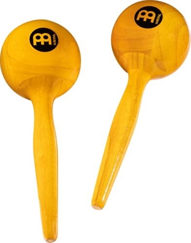 Meinl Maracas Traditionnels Bois Coloris Ambre Naturel