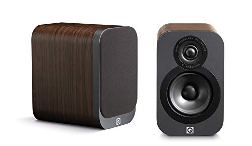 Q Acoustics 3010 Compact Bookshelf Speakers (Pair) (American Walnut)