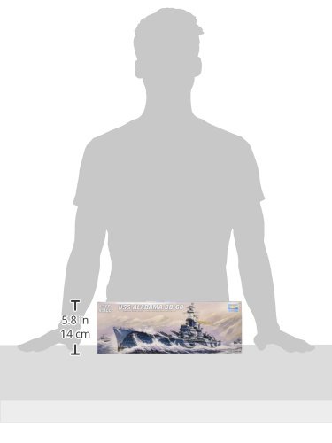 Trumpeter 1/700 USS Alabama BB60 Battleship Model Kit