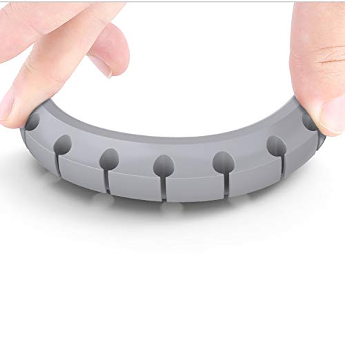 3-Pack Cable Holder Clips, Desktop Cable Organizer Cord Wire Management for USB Charging Cable/Power Cord/Mouse Cable PC Office Home